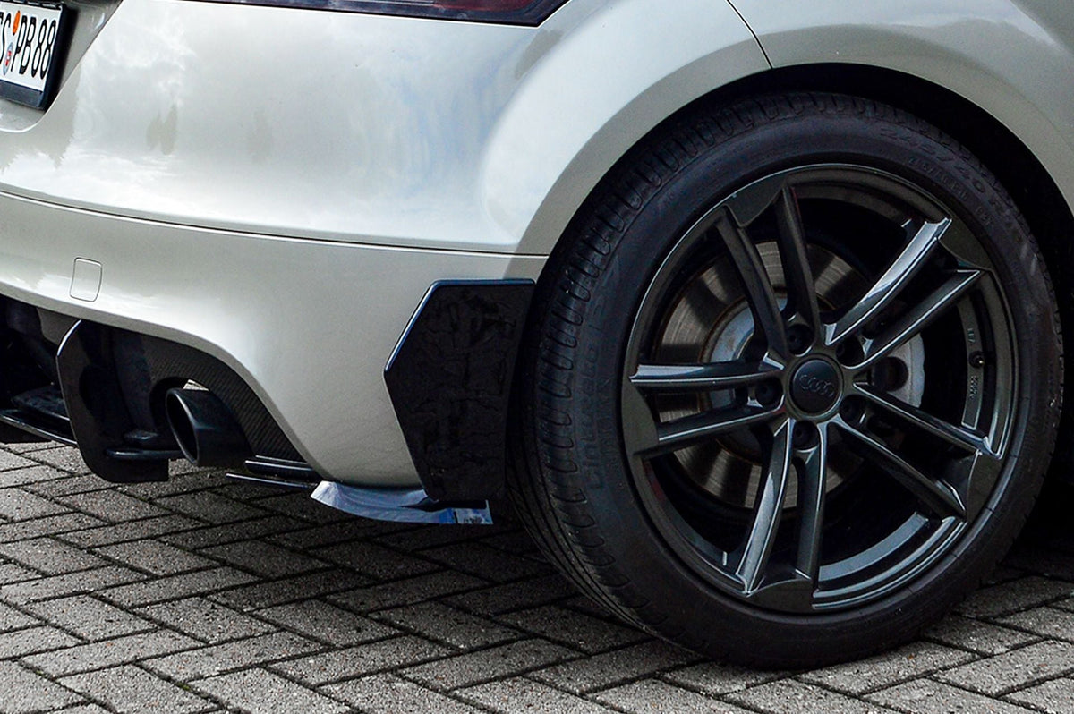Hintere Seiten Flaps aus ABS passend für Audi TT 8J S-Line Competition