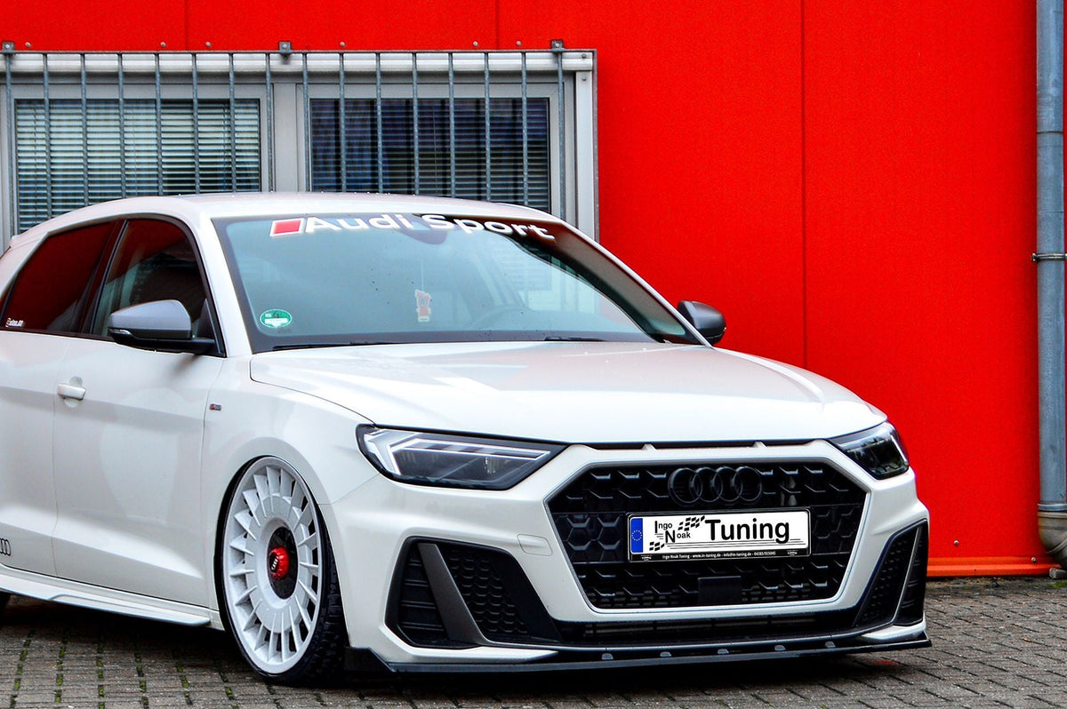 Cup Frontspoilerlippe mit Wings passend für Audi A1 GB Sportback S-Line