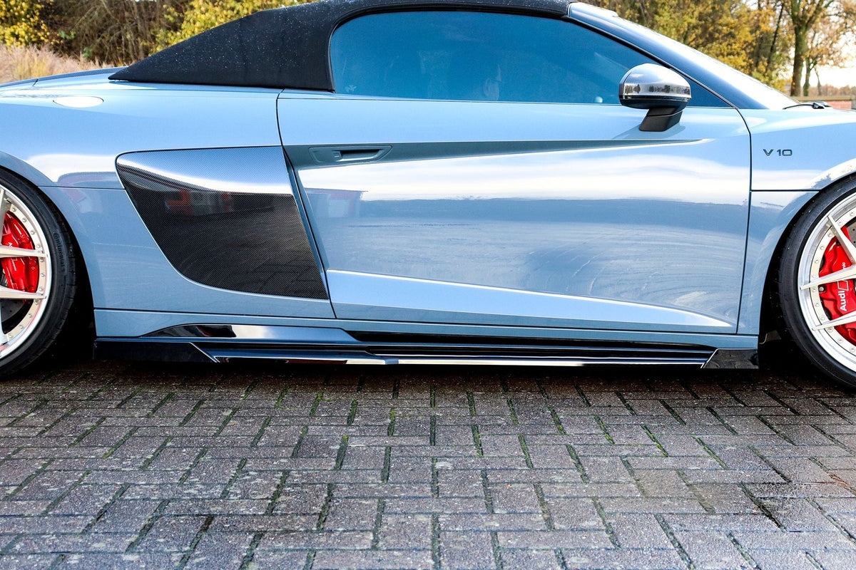 Cup Seitenschweller mit Wings vorne und hinten passend für Audi R8 4S Facelift