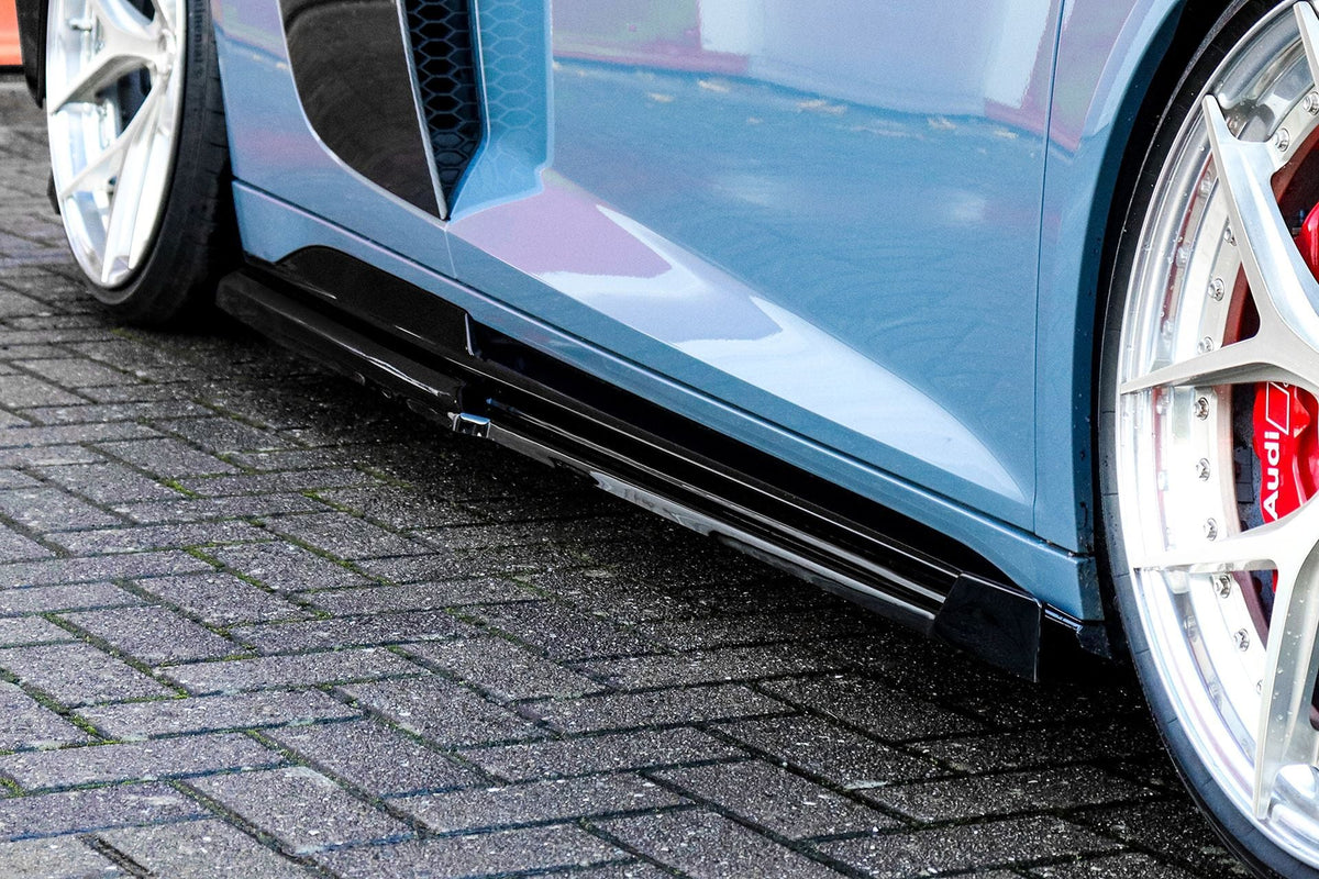 Cup Seitenschweller mit Wings vorne passend für Audi R8 4S Facelift