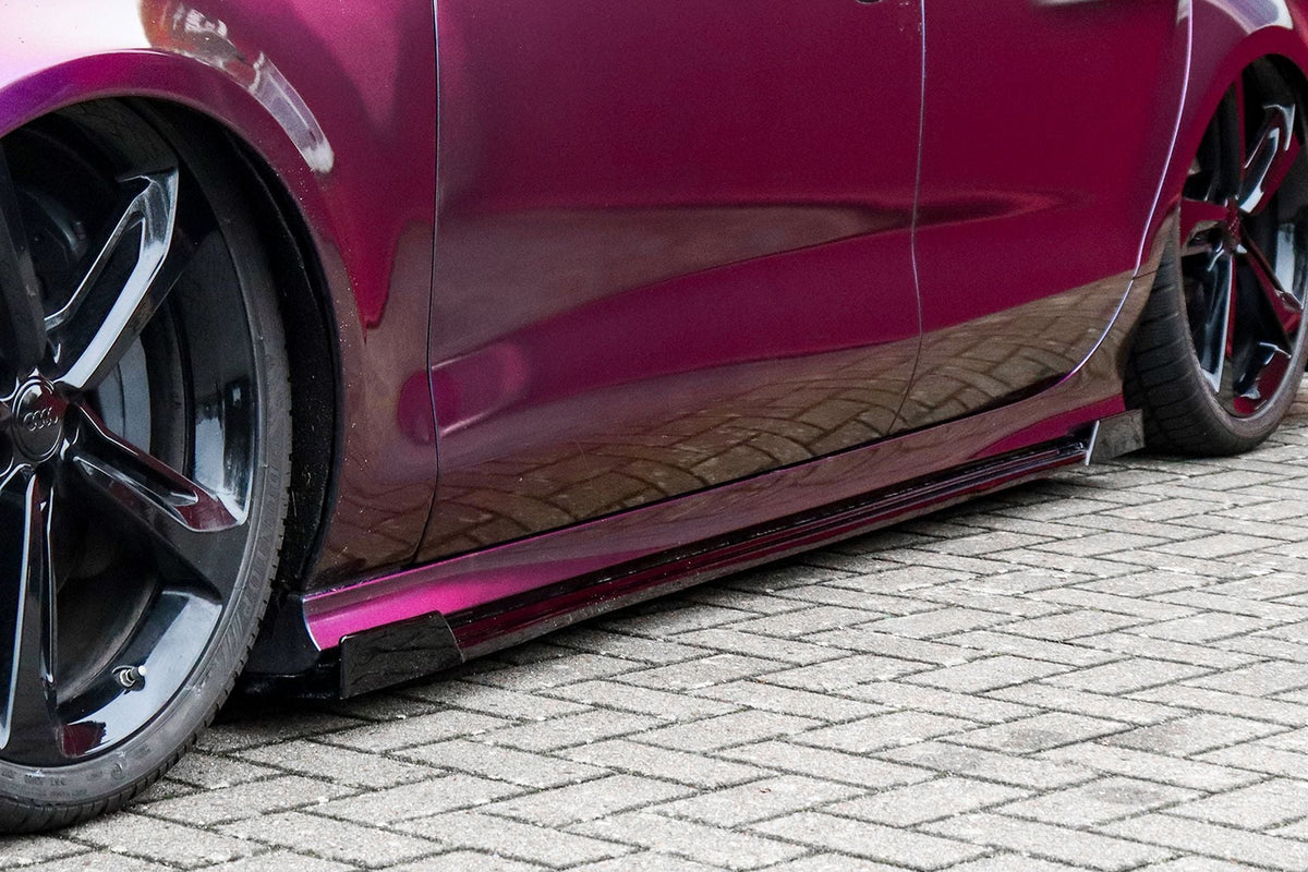 Cup Seitenschweller mit Wings vorne + hinten passend für Audi A7 S-Line + S7 C7 4G