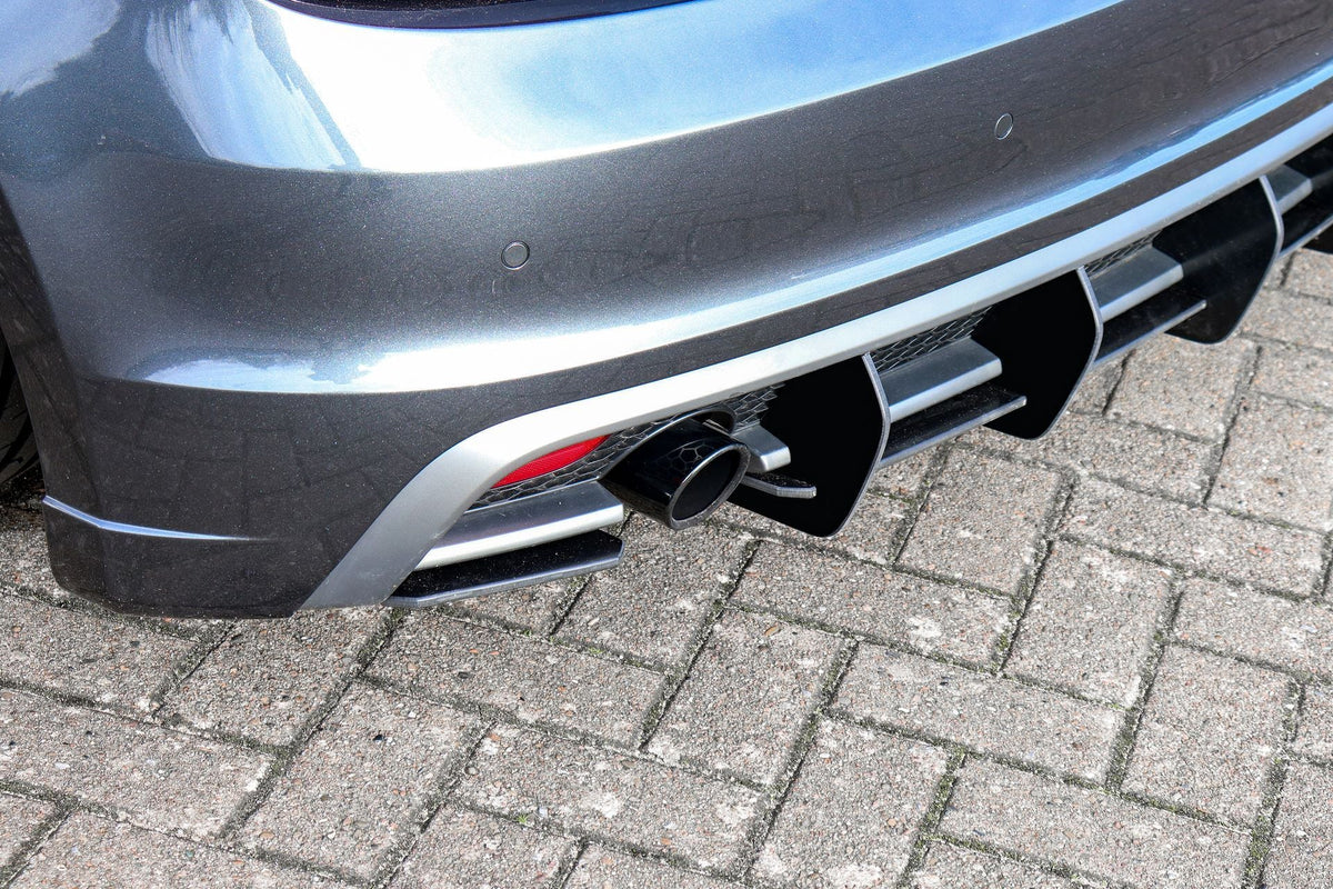 Racing Heckansatz Diffusor passend für Audi A1 8X mit S-Line