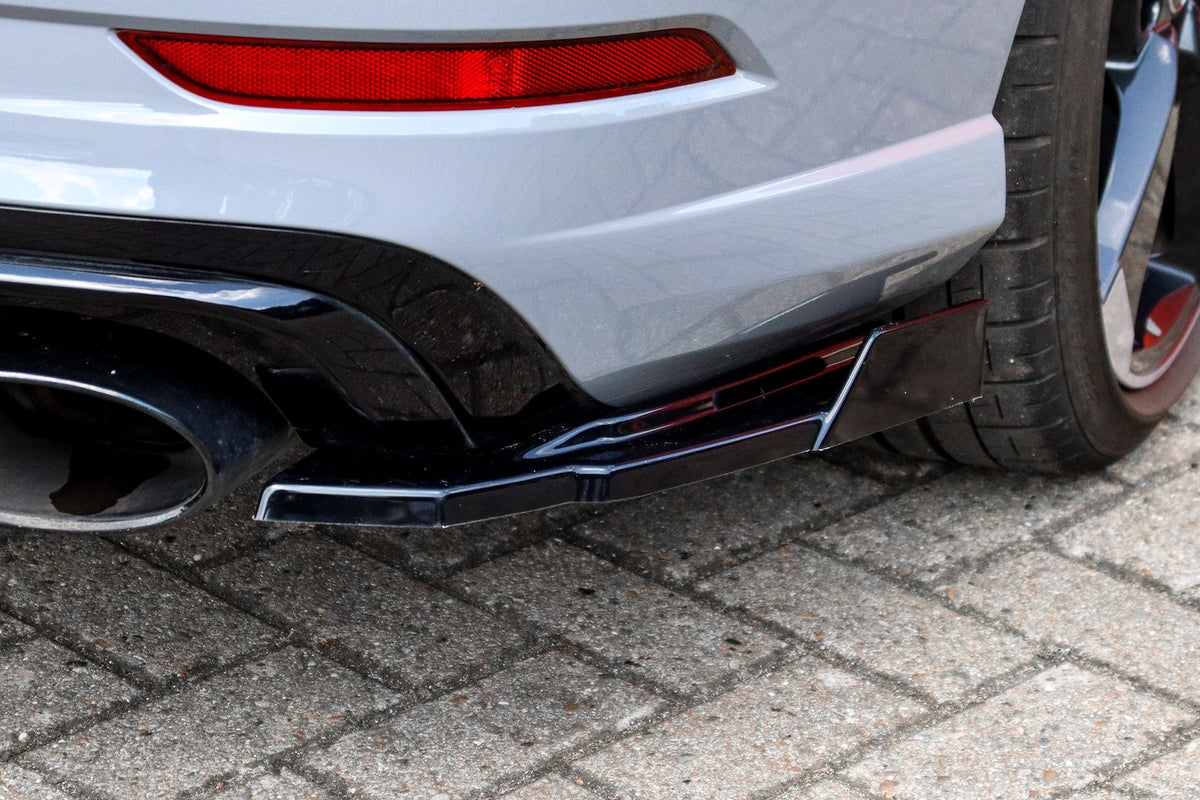 Heckansatz Seitenteile mit Wings passend für Audi RS3 8V Facelift Limousine