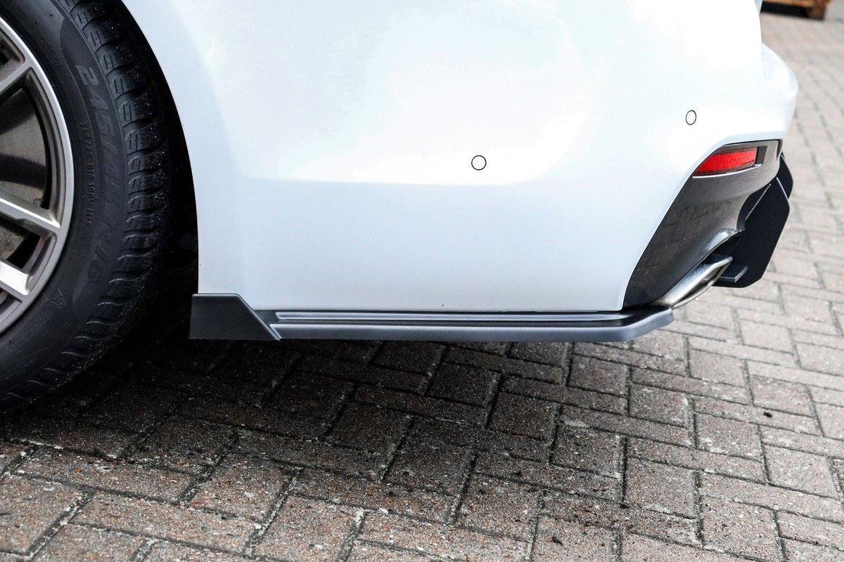 Heckansatz Seitenteile mit Wings aus ABS passend für BMW 5er G30 G31 mit M-Paket