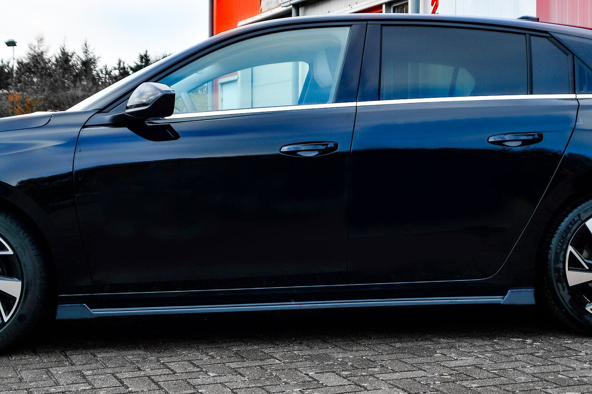 Cup Seitenschweller aus ABS mit Wing vorn + hinten passend für Opel Astra L