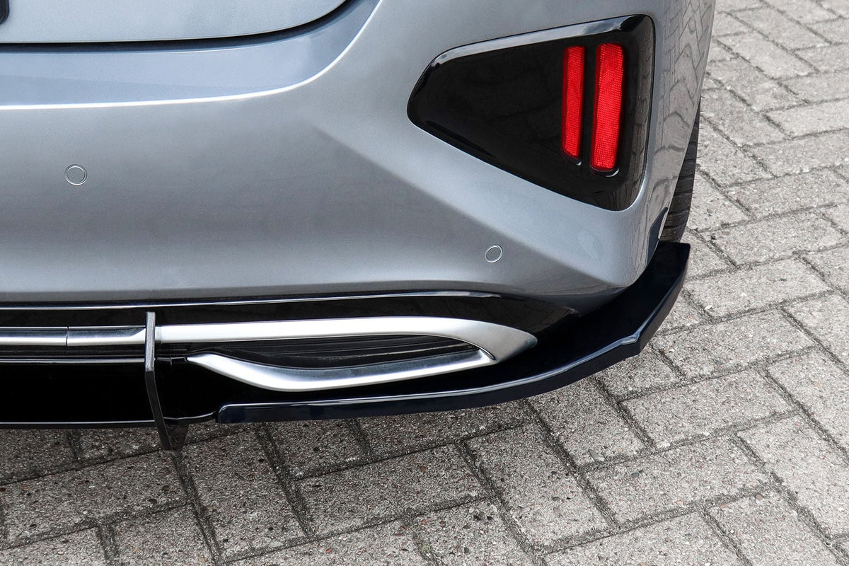 Heckansatz Seitenteile + Gefräster Heckansatz aus ABS passend für Kia Ceed SK