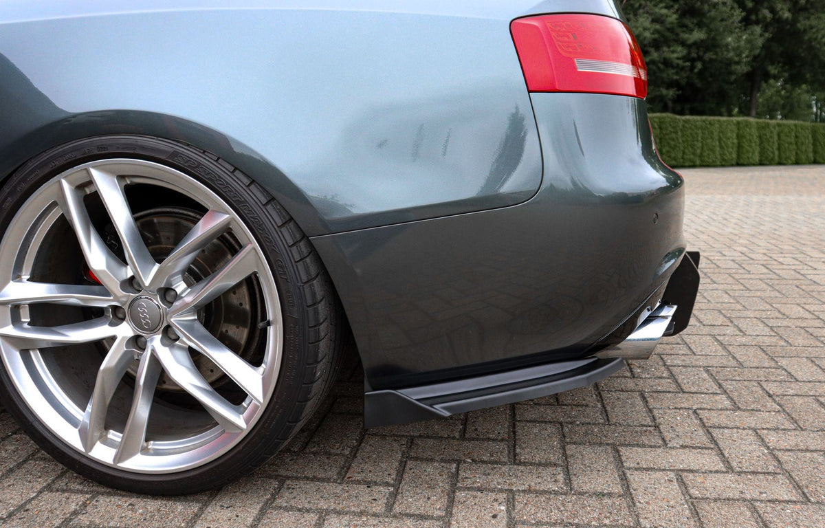 Heckansatz Seitenteile aus ABS mit Wings passend für Audi S5 B8 nur für Cabrio/Coupe