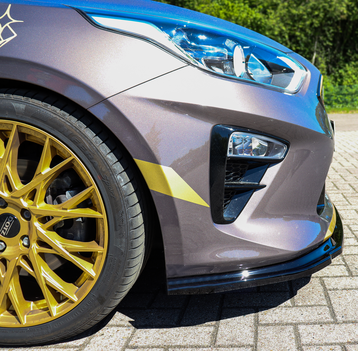 Cup Frontspoilerlippe passend für Kia Ceed CD Standard