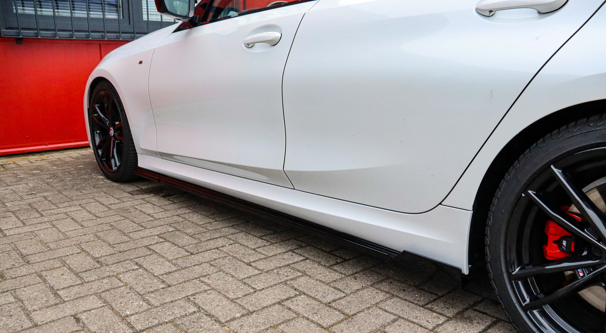 Seitenschweller + Wing aus ABS passend für BMW 3er G20/21 ohne M-Paket