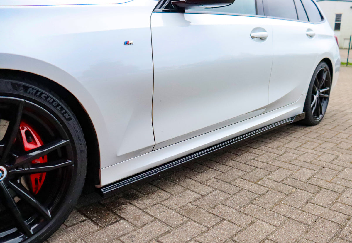 Seitenschweller + Wing aus ABS passend für BMW 3er G20/21 ohne M-Paket