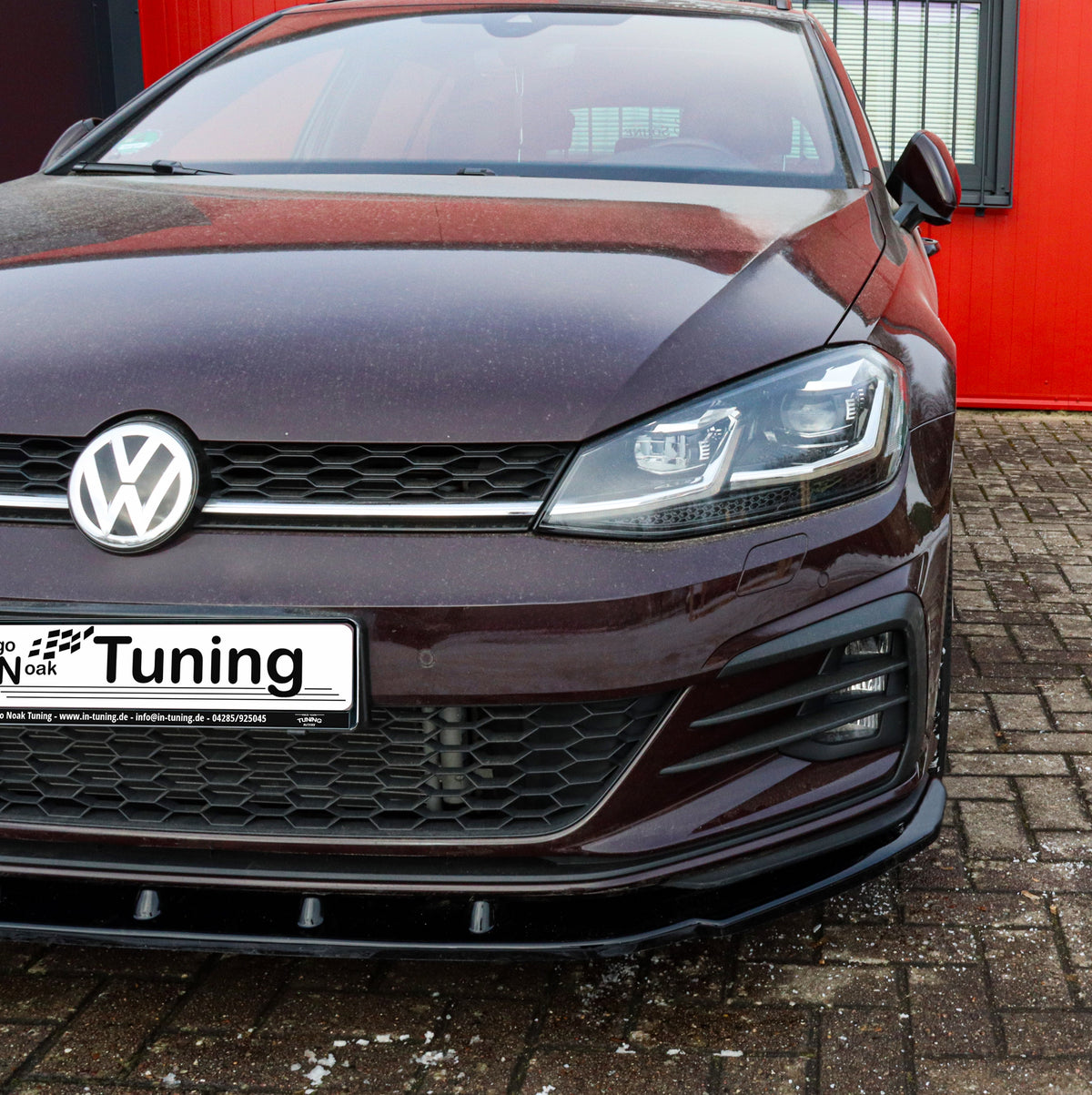 Cup Frontspoilerlippe passend für VW Golf 7 GTI + GTD AU Facelift