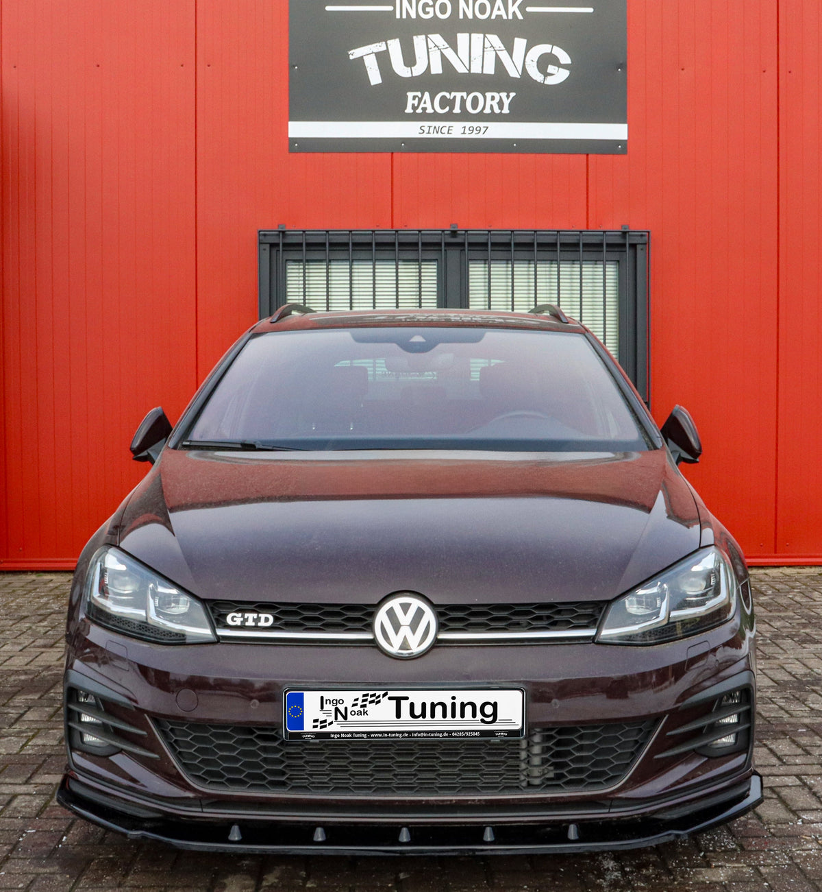 Cup Frontspoilerlippe passend für VW Golf 7 GTI + GTD AU Facelift
