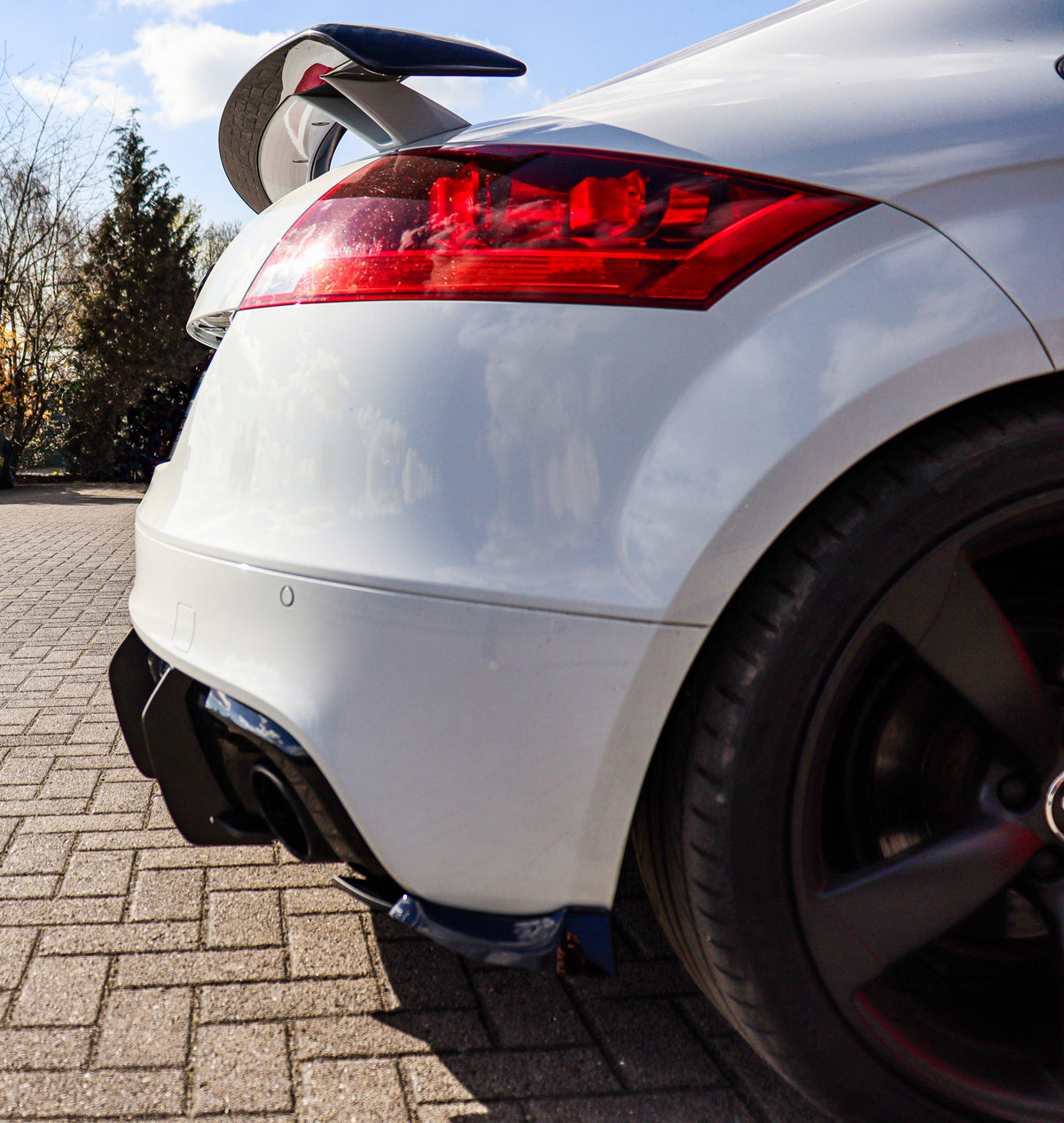 Heckansatz Seitenteile passend für Audi TT 8J mit S-Line Competition