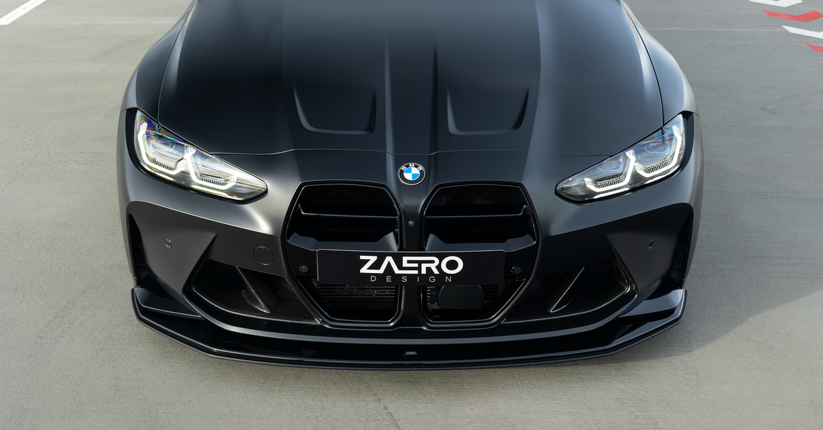 Zaero EVO-R Frontsplitter passend für BMW M3 M4 – verstellbar