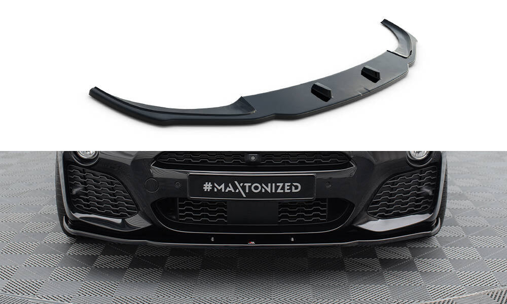 Maxton Design - Cup Spoilerlippe Front Ansatz für BMW X4 M Paket - Aerowerk.