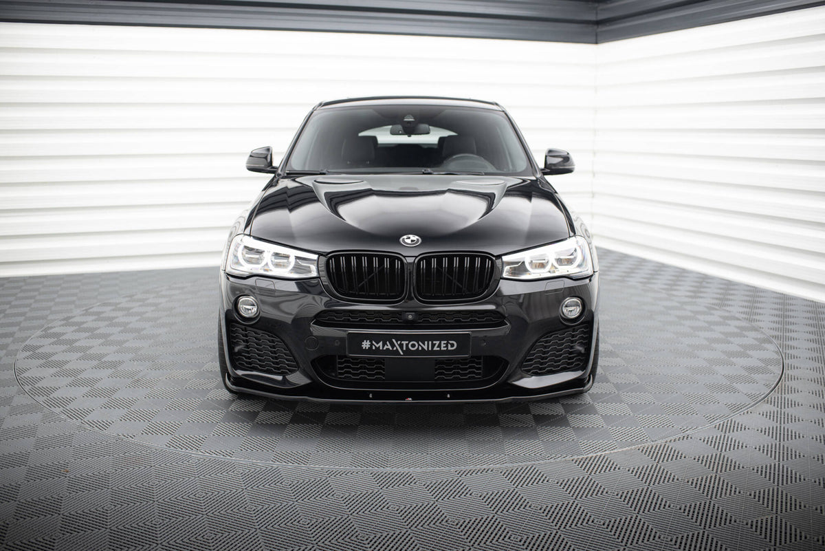 Maxton Design - Cup Spoilerlippe Front Ansatz für BMW X4 M Paket - Aerowerk.