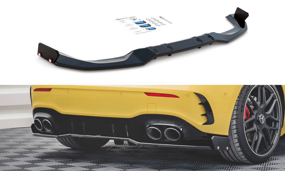 Maxton Design - Diffusor + Flaps für Mercedes - AMG A 45 S Aero Pack W177 - Aerowerk.