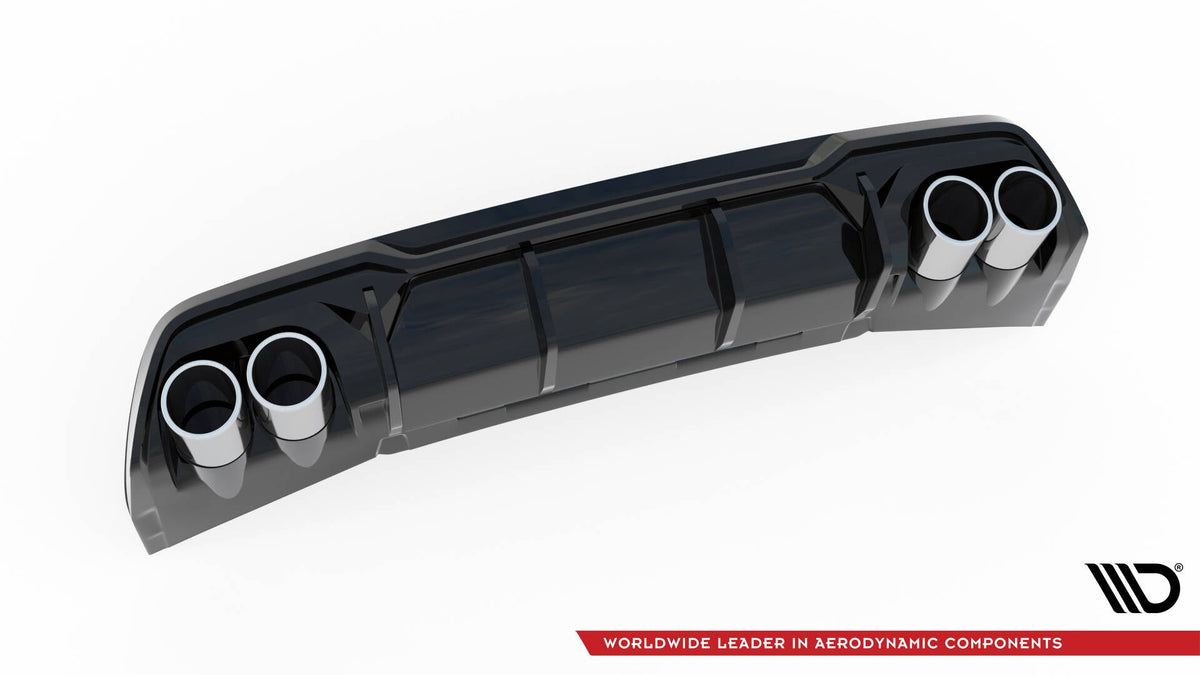 Maxton Design - Diffusor Heck Ansatz + Endrohre für Cupra Formentor Mk1 - Aerowerk.