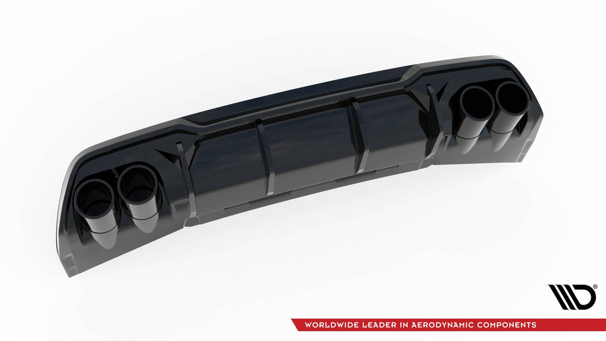 Maxton Design - Diffusor Heck Ansatz + Endrohre für Cupra Formentor Mk1 - Aerowerk.