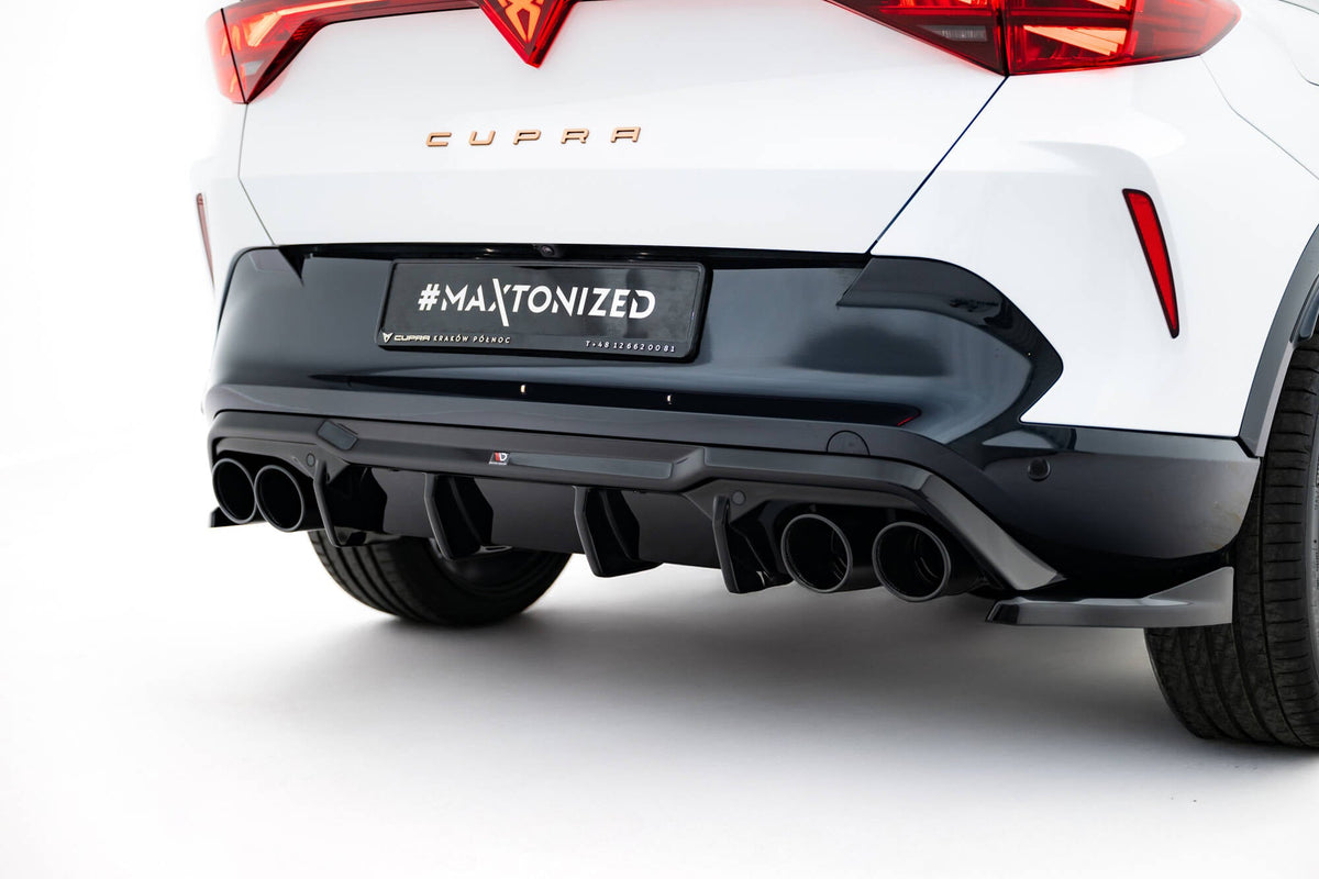 Maxton Design - Diffusor Heck Ansatz + Endrohre für Cupra Formentor Mk1 - Aerowerk.