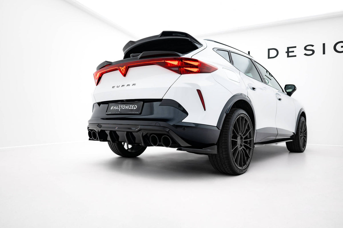 Maxton Design - Diffusor Heck Ansatz + Endrohre für Cupra Formentor Mk1 - Aerowerk.