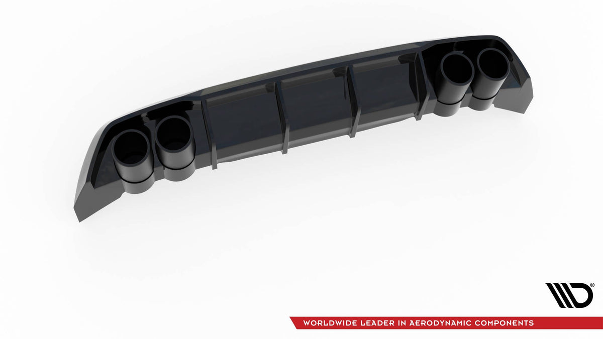 Maxton Design - Diffusor Heck Ansatz + Endrohre für Seat Leon FR Hatchback Mk4 - Aerowerk.
