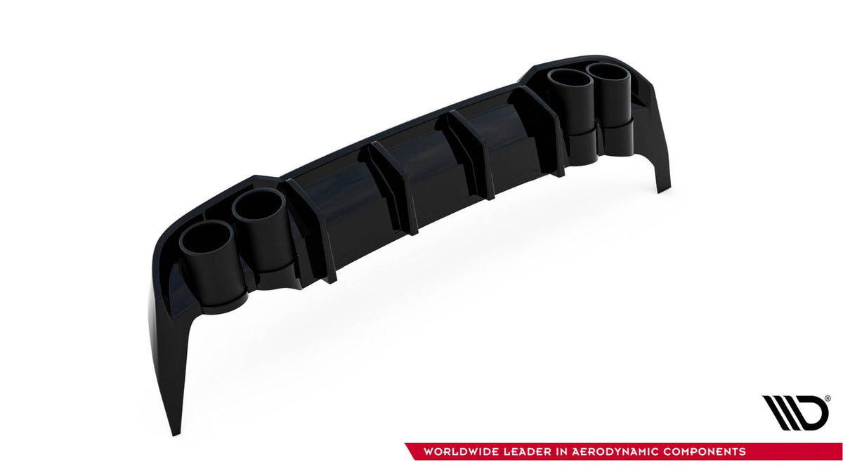 Maxton Design - Diffusor Heck Ansatz + Endrohre für Seat Leon ST FR Mk4 - Aerowerk.