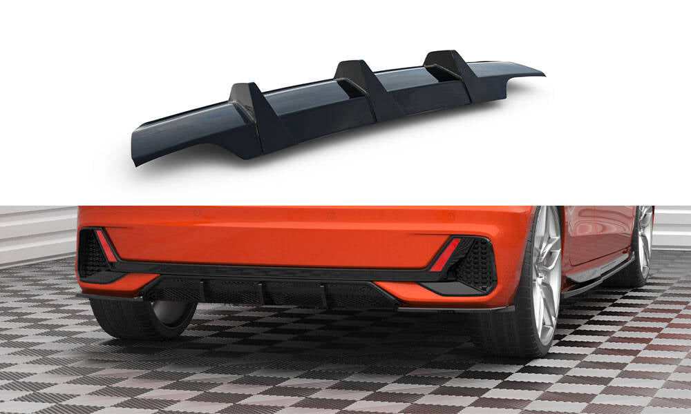 Maxton Design - Diffusor Heck Ansatz für Audi A1 S - Line GB - Aerowerk.