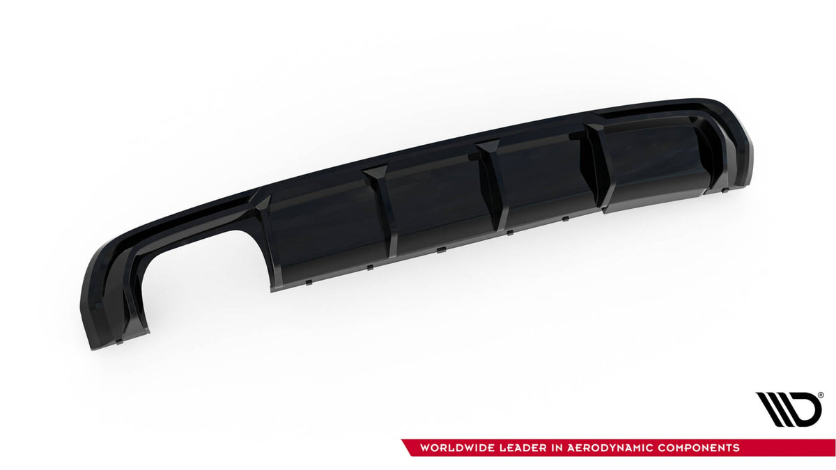 Maxton Design - Diffusor Heck Ansatz für Audi A3 S - Line Sportback 8V (Doppelauspuff li.) - Aerowerk.