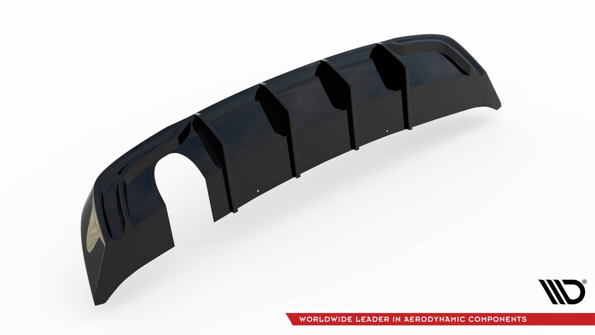 Maxton Design - Diffusor Heck Ansatz für Audi A3 Sportback 8V Facelift (Einzelauspuff li.rohr) - Aerowerk.
