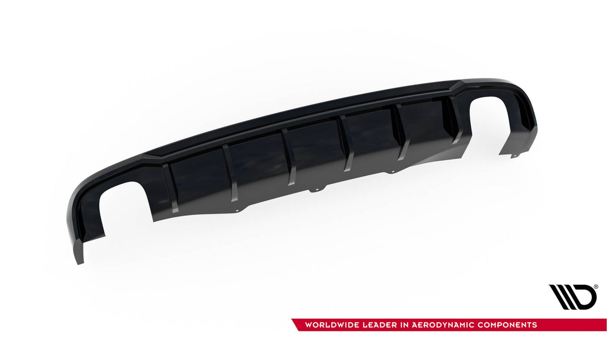 Maxton Design - Diffusor Heck Ansatz für Audi A4 B8 (Einzelauspuff li. re.) - Aerowerk.