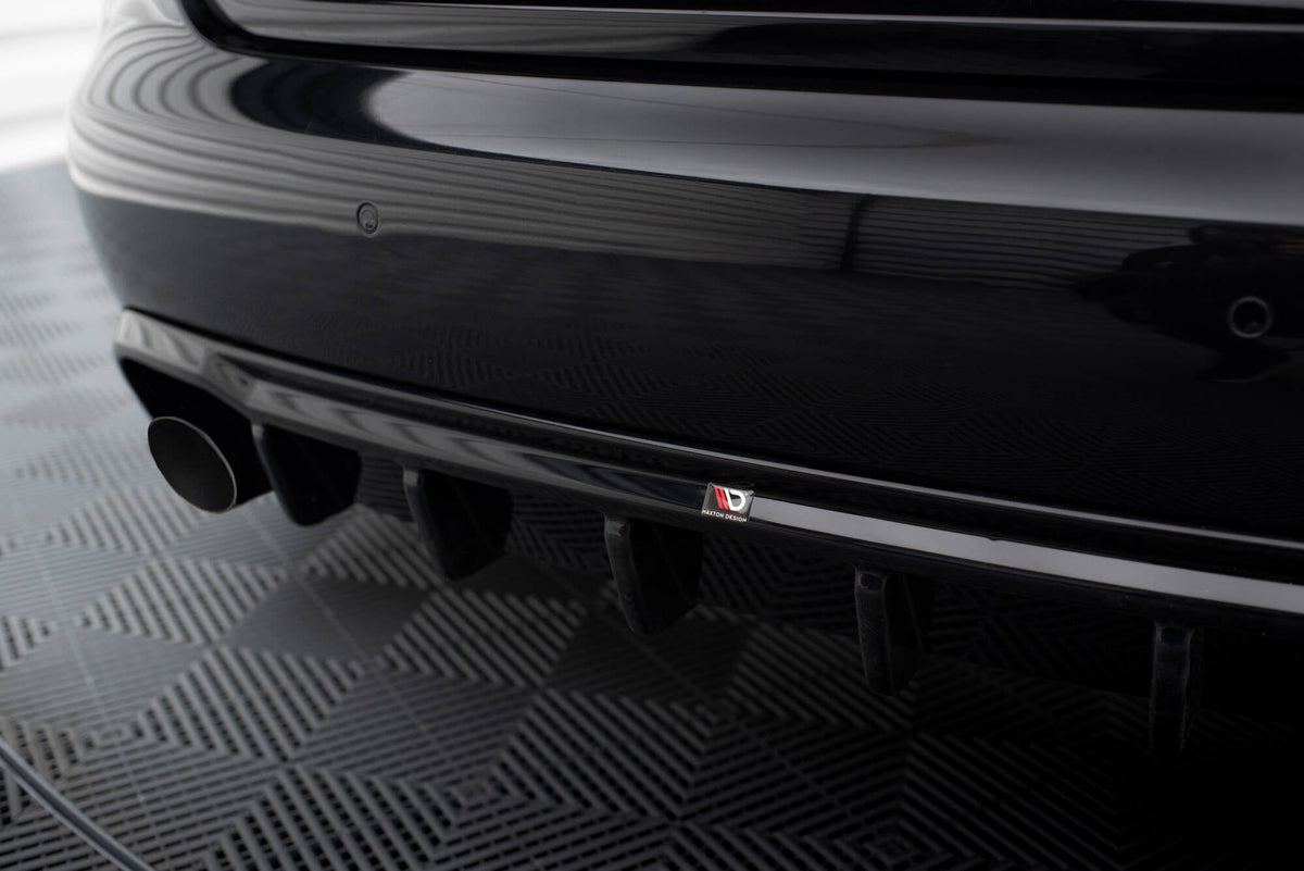 Maxton Design - Diffusor Heck Ansatz für Audi A4 B8 (Einzelauspuff li. re.) - Aerowerk.