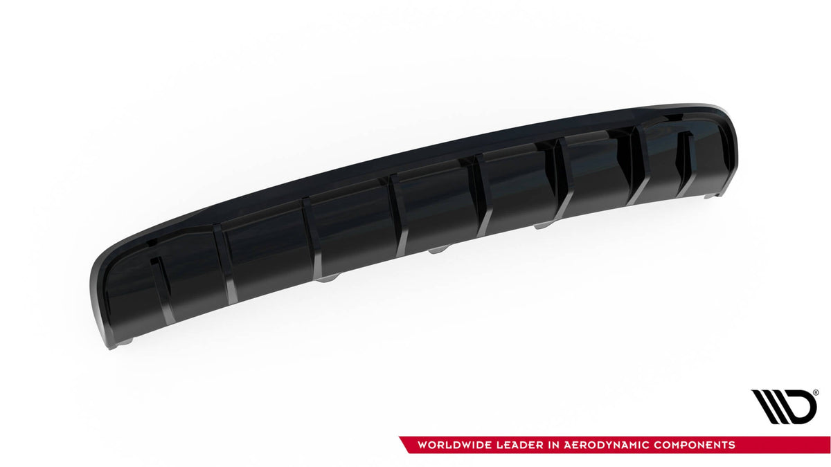 Maxton Design - Diffusor Heck Ansatz für Audi A4 B8 Facelift (Version ohne Auspuff) - Aerowerk.