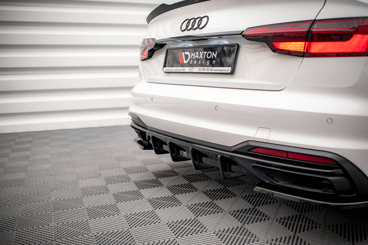 Maxton Design - Diffusor Heck Ansatz für Audi A4 B9 Facelift - Aerowerk.