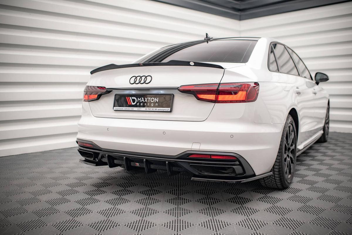 Maxton Design - Diffusor Heck Ansatz für Audi A4 B9 Facelift - Aerowerk.