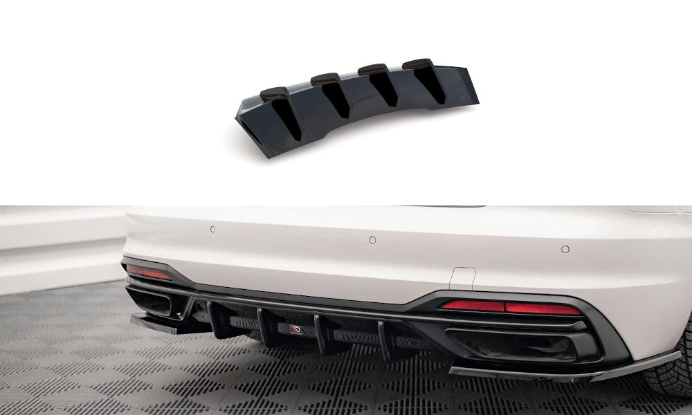 Maxton Design - Diffusor Heck Ansatz für Audi A4 B9 Facelift - Aerowerk.