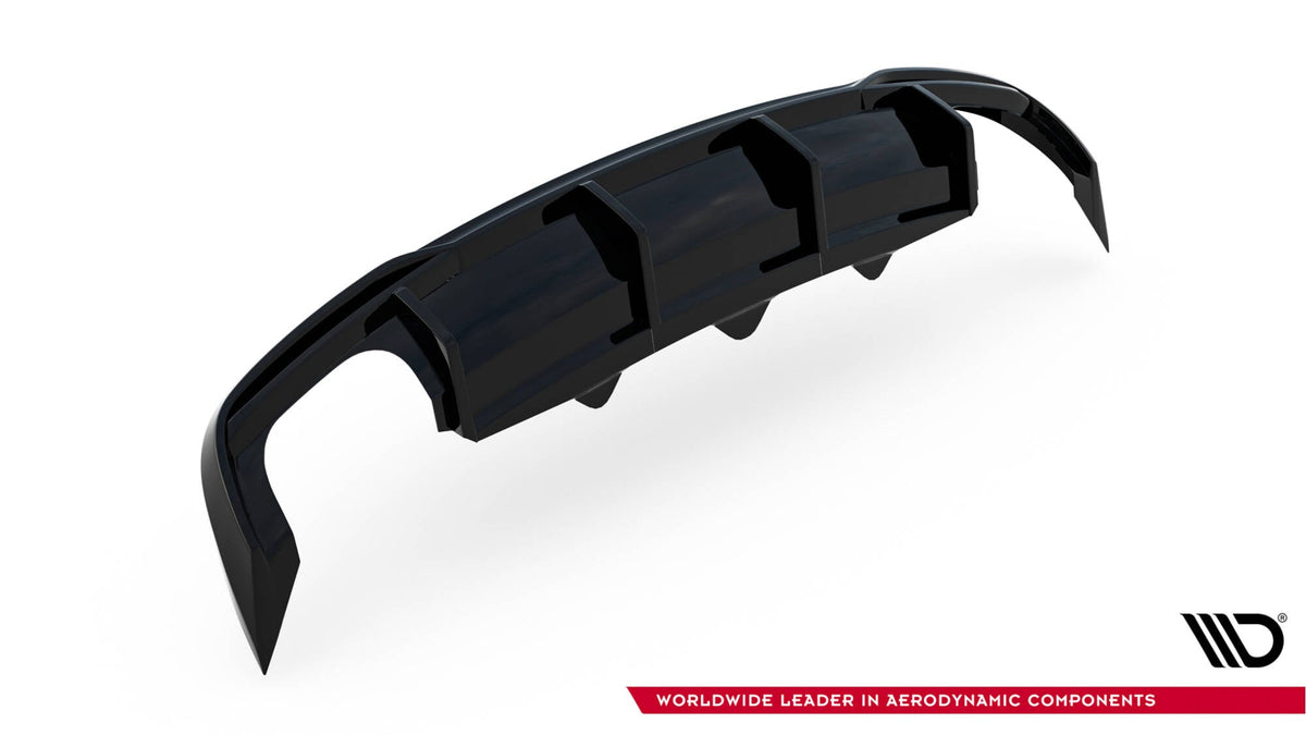Maxton Design - Diffusor Heck Ansatz für Audi A5 8T Facelift (Doppelauspuff li. re.) - Aerowerk.
