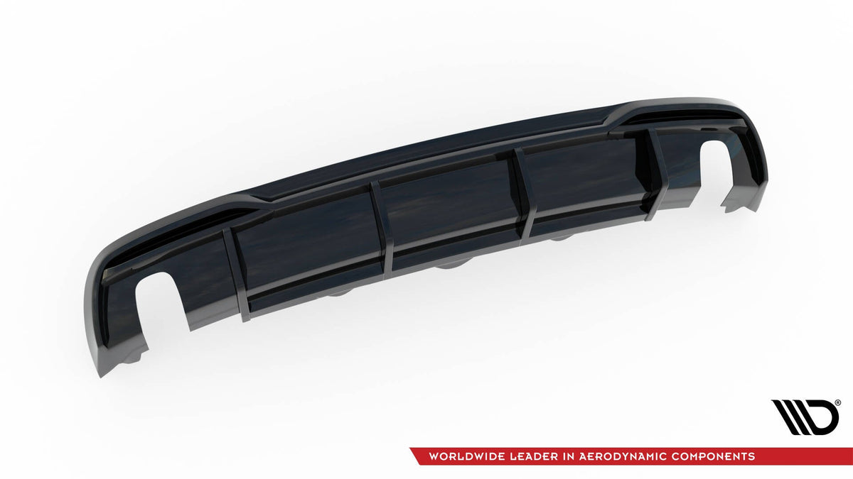 Maxton Design - Diffusor Heck Ansatz für Audi A5 8T Facelift (Einzelauspuff li. re.) - Aerowerk.