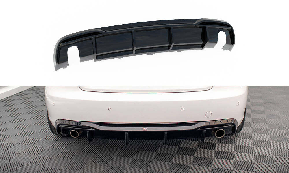 Maxton Design - Diffusor Heck Ansatz für Audi A5 8T Facelift (Einzelauspuff li. re.) - Aerowerk.