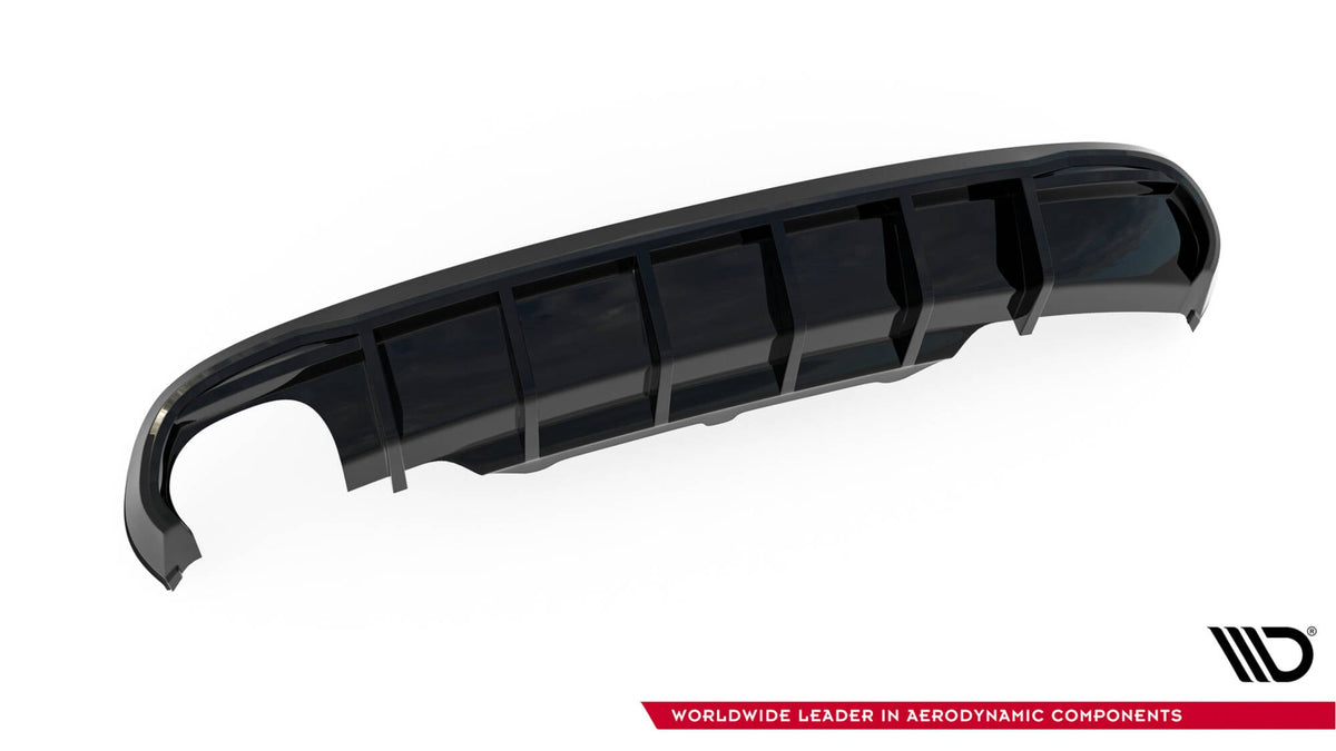 Maxton Design - Diffusor Heck Ansatz für Audi A5 Coupe / Cabrio S - Line 8T (Doppelauspuff li.) - Aerowerk.