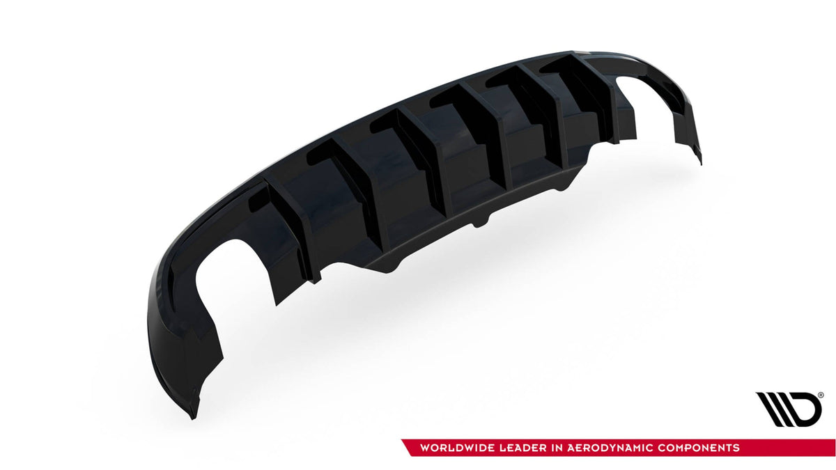 Maxton Design - Diffusor Heck Ansatz für Audi A5 Coupe / Cabrio S - Line 8T (Einzelauspuff li. re.) - Aerowerk.