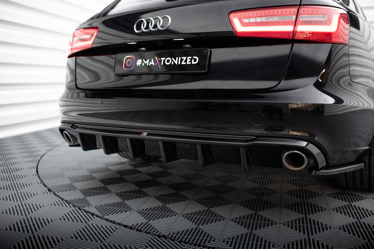 Maxton Design - Diffusor Heck Ansatz für Audi A6 Limousine / Avant C7 - Aerowerk.