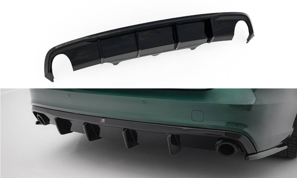 Maxton Design - Diffusor Heck Ansatz für Audi A6 S - line Avant C7 - Aerowerk.