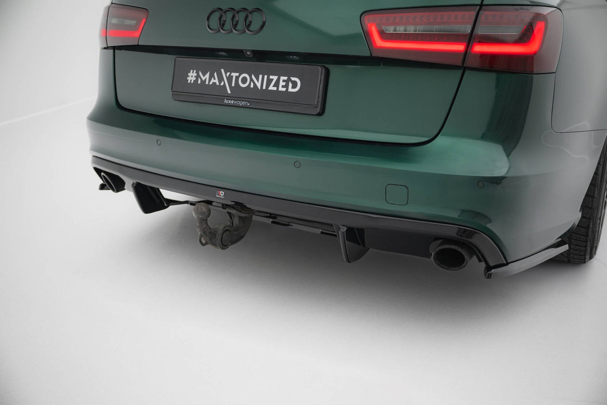 Maxton Design - Diffusor Heck Ansatz für Audi A6 S - line Avant C7 - Aerowerk.