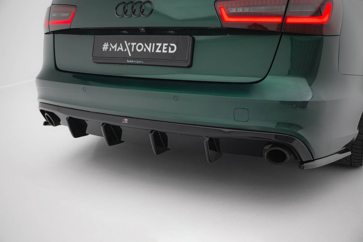 Maxton Design - Diffusor Heck Ansatz für Audi A6 S - line Avant C7 - Aerowerk.
