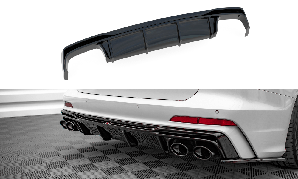 Maxton Design - Diffusor Heck Ansatz für Audi A6 S - Line / S6 C8 / C8 Facelift - Aerowerk.