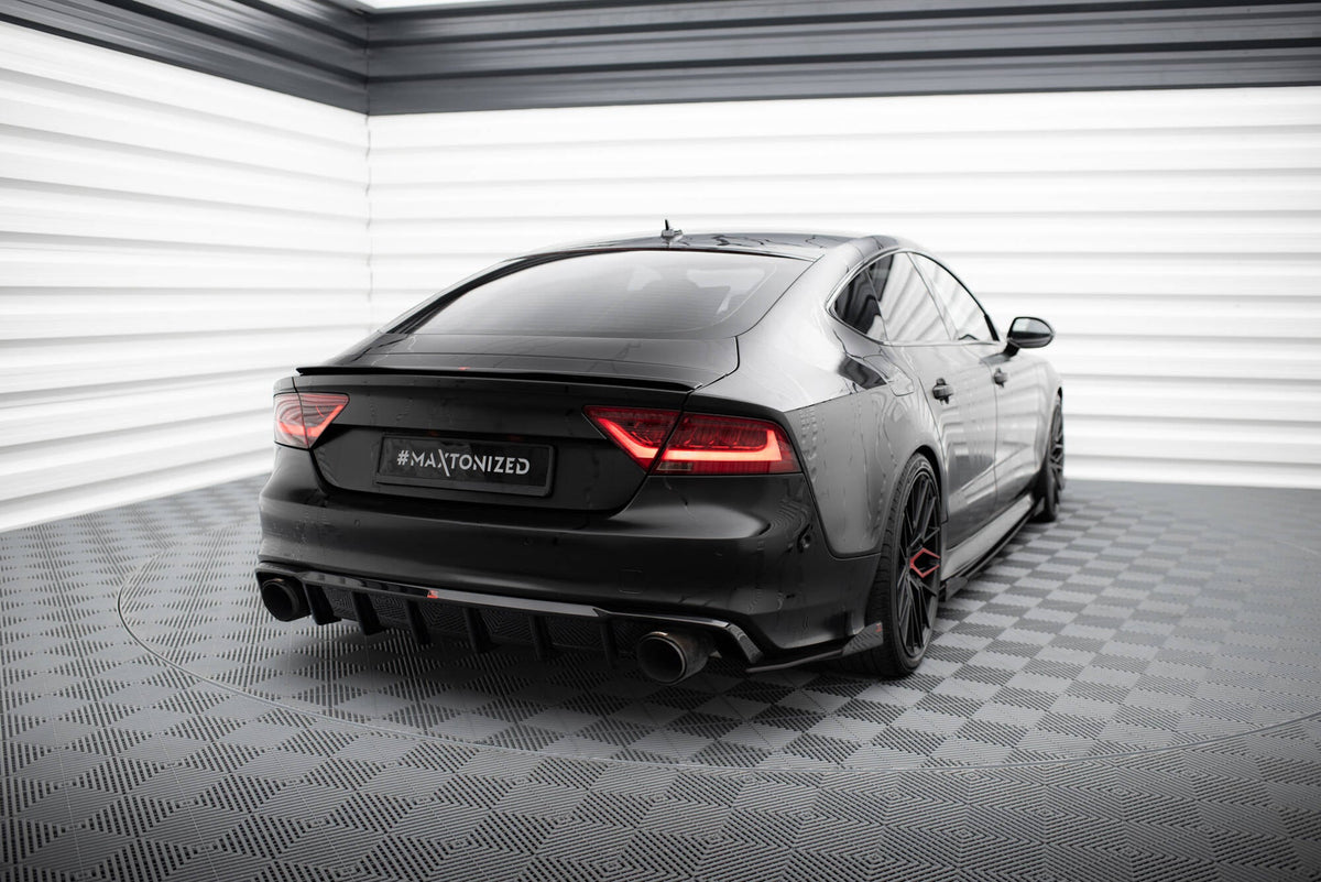 Maxton Design - Diffusor Heck Ansatz für Audi A7 S - Line C7 - Aerowerk.