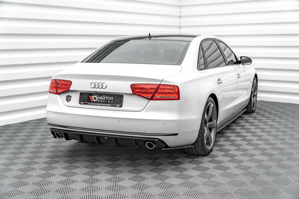 Maxton Design - Diffusor Heck Ansatz für Audi A8 D4 - Aerowerk.