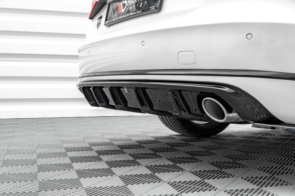 Maxton Design - Diffusor Heck Ansatz für Audi A8 D4 - Aerowerk.
