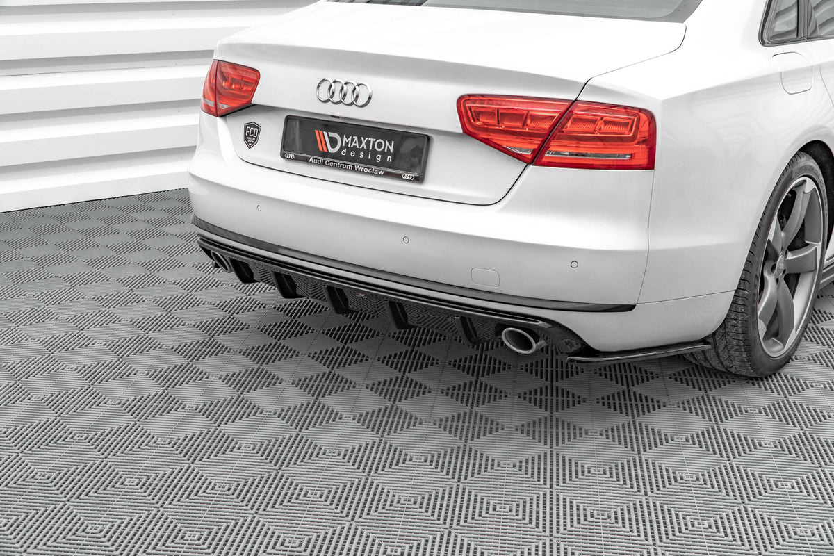 Maxton Design - Diffusor Heck Ansatz für Audi A8 D4 - Aerowerk.
